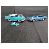 3 Die-Cast Model Cars