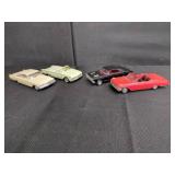 4 Classic Composite Model Cars