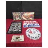 Metal Signs and Canvas Art