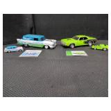 Die-Cast Beach Boys and Cuda Cars