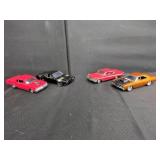 Four Diecast Model Cars