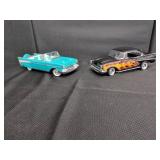 Two 1957 Chevy Diecast Model Cars