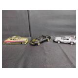 Three Collectible Die-Cast Cars