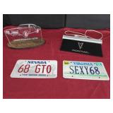 Pontiac GTO Memorabilia Lot With Plates