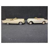 Two 1950s Tin Friction Toy Cars