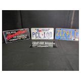 4 License Plates