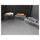 Three Corvette Model Cars