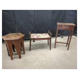 Three Wooden Furniture Pieces
