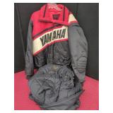 Vintage Yamaha Snowmobile Jacket with Bibs