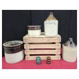 Stoneware Jugs and Insulators