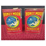 Two Honeymoon Tobacco Tins