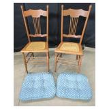 Wooden Chairs With Cane Seats