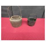 Three Small Metal Buckets