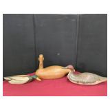 Handcrafted Wooden Duck Decoys