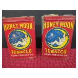 Honey Moon Tobacco Advertising Tins