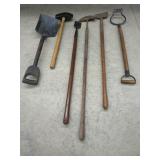 Hand Tools with Wooden Handles