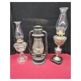 Three Oil Lanterns