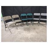 3 Assorted Pair of Folding Chairs