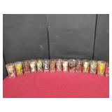 15 Assorted Character-Printed Glasses