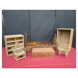 Wooden Storage and Furniture Items
