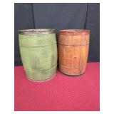 Wooden Barrels with Distinctive Features