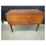 Cherry Drop-Leaf Wooden Dining Table