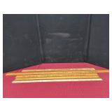 Group of Wooden Yardsticks