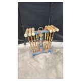 Complete Lawn Croquet Set With Stand