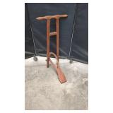 Wooden Boot Jack with Handle