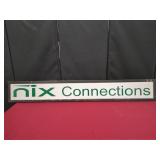 Rectangular Nix Connections Sign