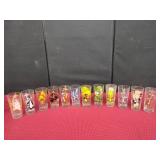 12 Assorted Looney Tunes Glasses