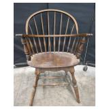 Wooden Windsor-Style Armchair
