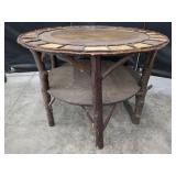 Adirondack Style Wooden Table
