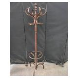 Wooden Hat and Coat Stand