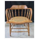 Captain Chair with Cane Seat