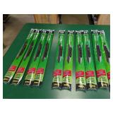 10 New Hybrid Wiper Blades, 22in and 24in