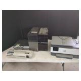 Desktop towers HP Printer, Laminator