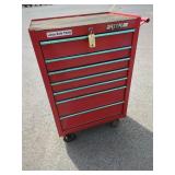 Metal Tool Cabinet With Jeep Axle Tools