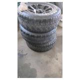 3 Mastercraft Tires with Rims