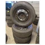 4 Firestone Winterforce Tires With Rims