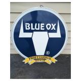 Metal Blue Ox Professional Installer Sign