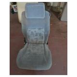 Gray Upholstered Car Seat