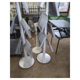 Freestanding Metal Literature Display Stands