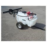 25-Gallon Tow-Behind Sprayer With 12V Pump