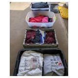 Large Quantity Clothing in Multiple Totes