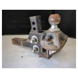 Heavy-Duty Steel Trailer Hitch Ball Mount