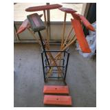 Assorted Sno- Rakes with Rack