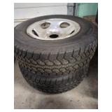 Two Mastercraft Tires with Alloy Wheels