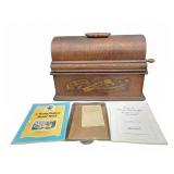 EDISON HOME PHONOGRAPH WITH MANUALS