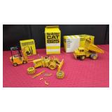 CATERPILLAR DIE-CAST MODEL VEHICLES WITH BOXES